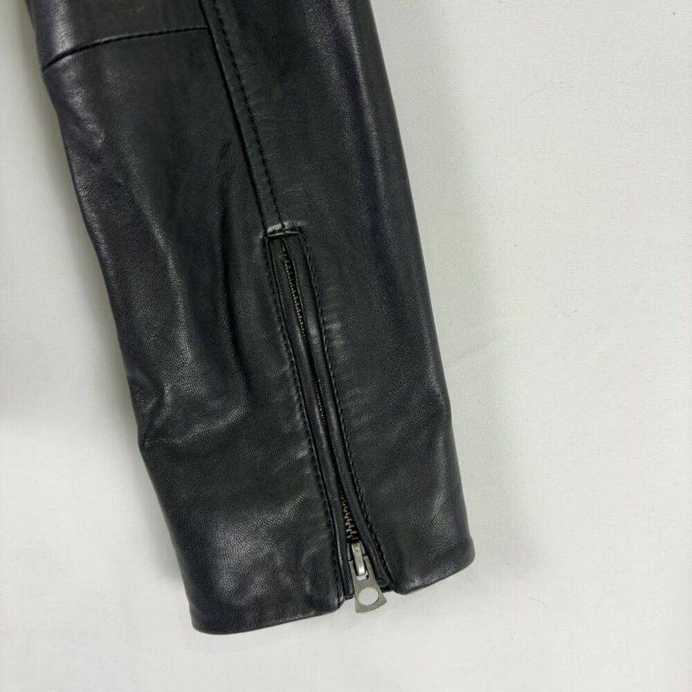 Lucky Brand Black Leather Jacket - Picture 6 of 6